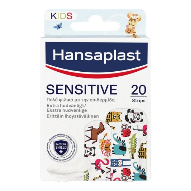 Hansaplast Sensitive Kids Παιδικά Αυτοκόλλητα Επιθέματα, 20τμχ