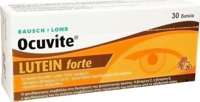 Bausch & Lomb Ocuvite Lutein Forte 30 tabs