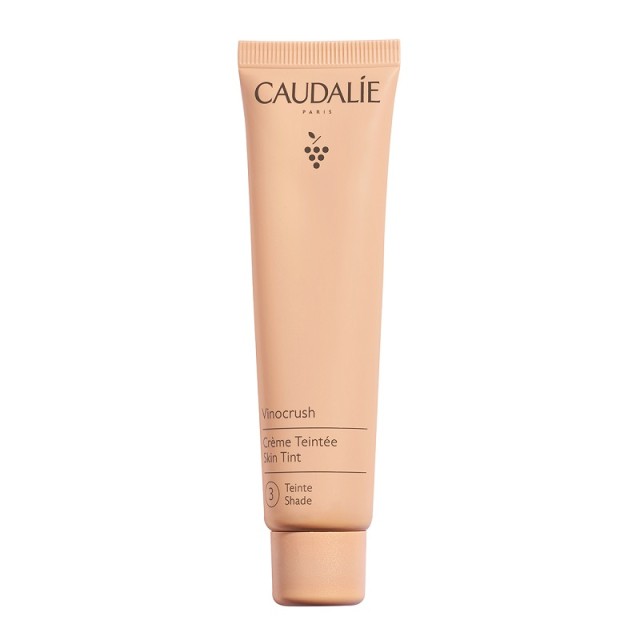 Caudalie Vinocrush Skin Tint Shade 3 Light Medium Ενυδατική Κρέμα Προσώπου με Χρώμα 30ml