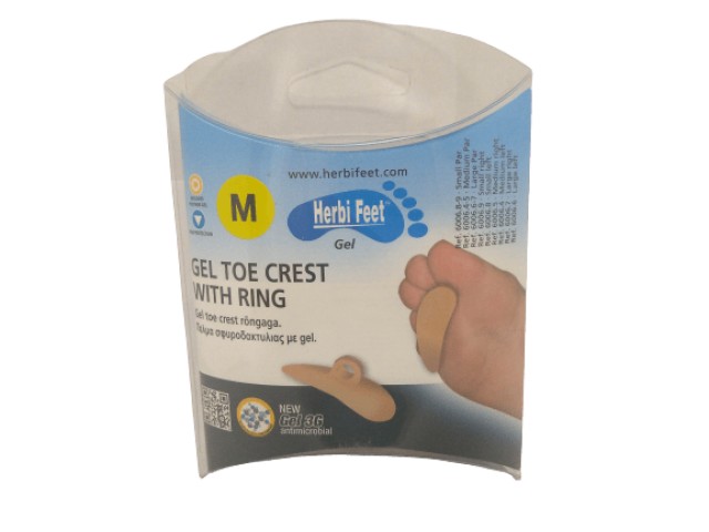 Herbi Feet Gel Toe Crest With Ring M