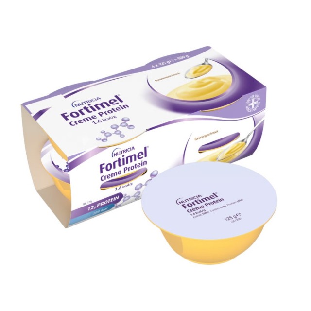 Nutricia Fortimel Creme Protein 1.6 με Γεύση Μπανάνα 4X125gr