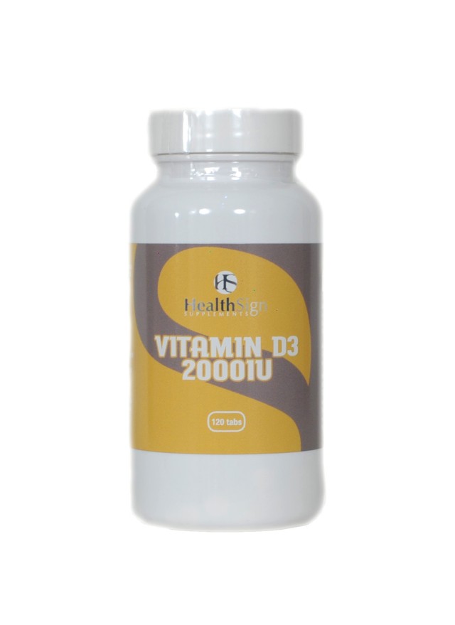 Health Sign Vitamin D3 2000 IU 120tabs