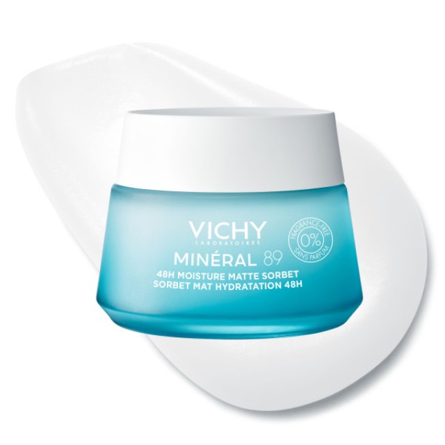 Vichy Mineral 89 Κρέμα - Gel Ενυδάτωσης 48Ω για τη Λιπαρή Επιδερμίδα 50ml