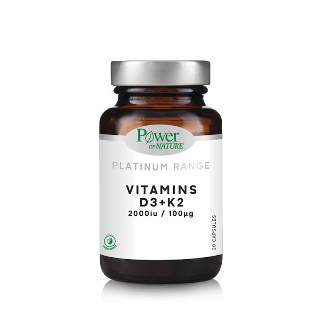 Power Health Platinum Vitamin D3 + K2 2000iu/100μg 30 κάψουλες