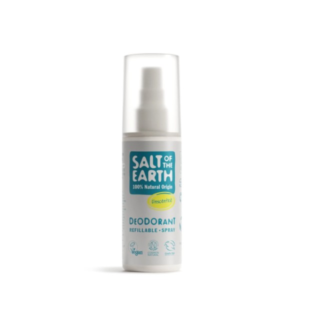 Salt of the Earth Vegan Αποσμητικό Spray Χωρίς Άρωμα 100ml