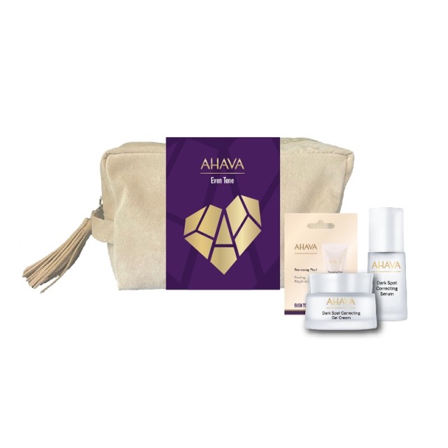 Ahava Promo Pack Dark Spot Correcting Gel Cream 50ml & Dark Spot Correcting Serum 30ml & Facial Renewing Peel 8ml