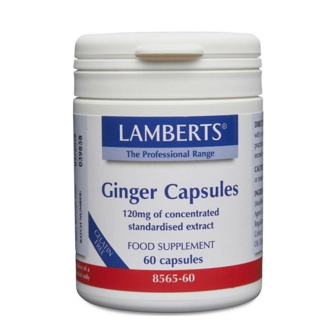 Lamberts Ginger 120mg 60 κάψουλες