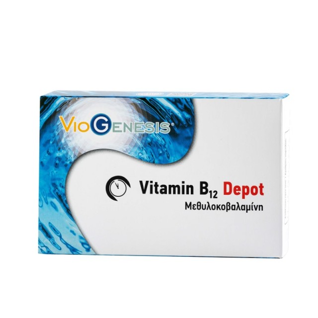 VioGenesis Vitamin B12 Depot Μεθυλοκοβαλαμίνη 30 Δισκία