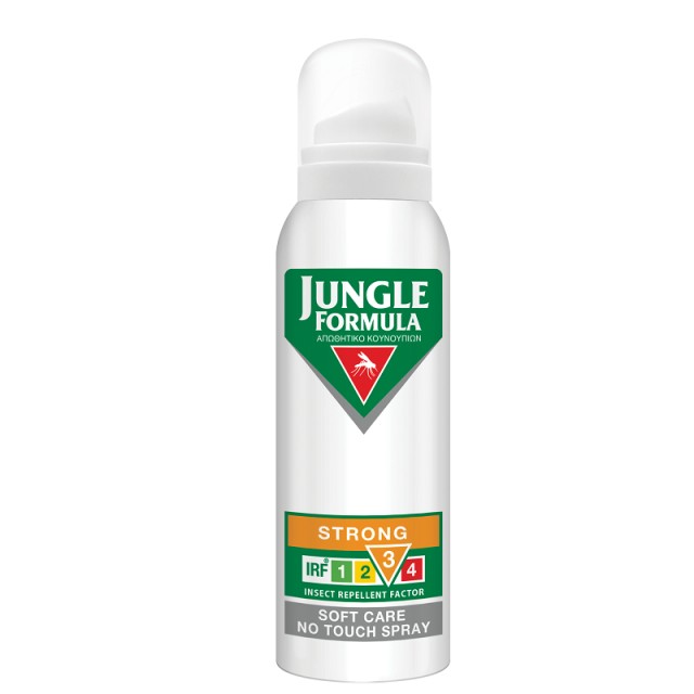 Jungle Formula Strong Soft Care No Touch Αντικουνουπικό Σπρέι 125ml