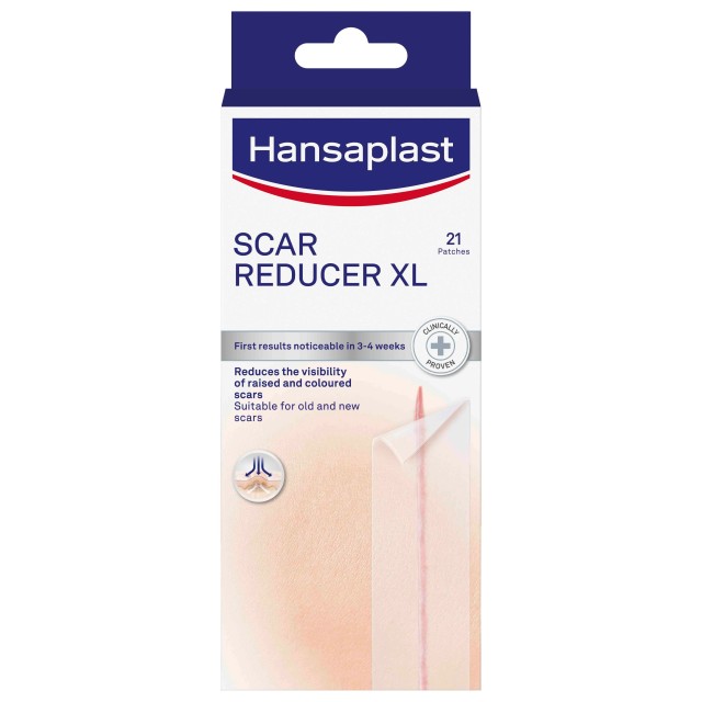 Hansaplast Scar Reducer Επιθέματα Ανάπλασης για Ουλές XL 21 τεμ