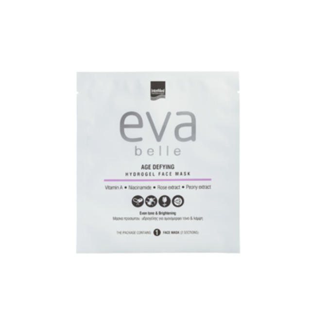 Intermed Eva Belle Age Defying Hydrogel Face Mask Μάσκα Προσώπου για Λάμψη 1 Τεμάχιο