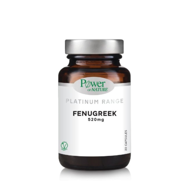 Power Of Nature Platinum Range Fenugreek 520mg 30 κάψουλες