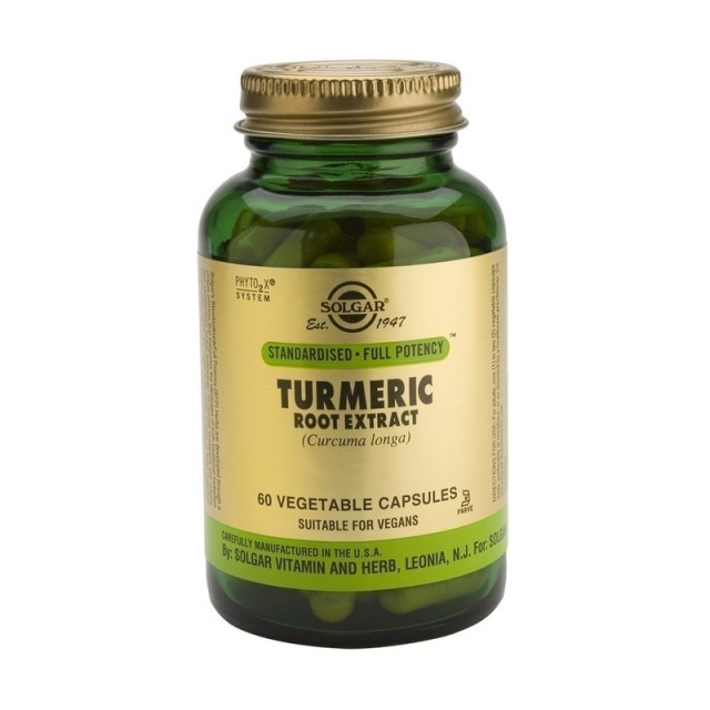 SOLGAR TURMERIC ROOT EXTRACT veg.60s