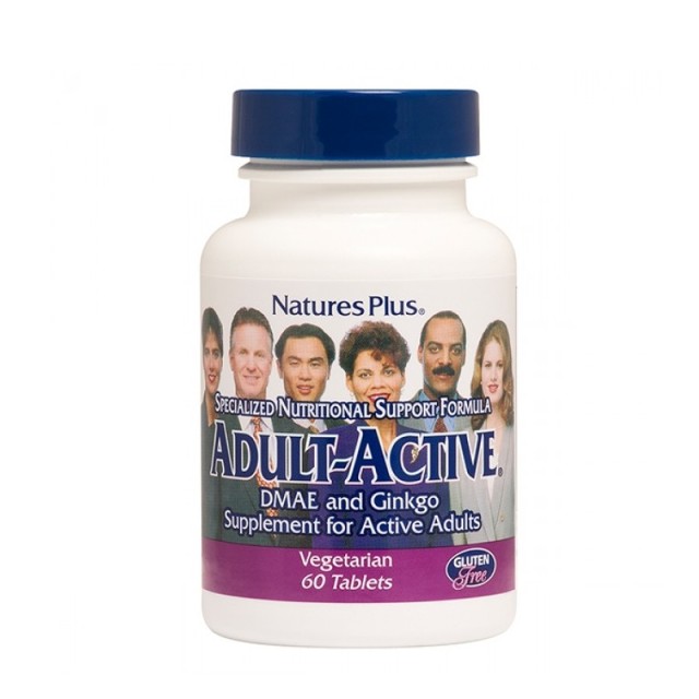 Natures Plus Adult Active Συμπλήρωμα για την Μνήμη 60 ταμπλέτες