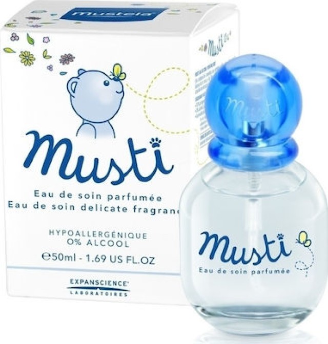 Mustela Bebe Musti Eau de Soin Διακριτικό Άρωμα για βρέφη & παιδιά, 50ml