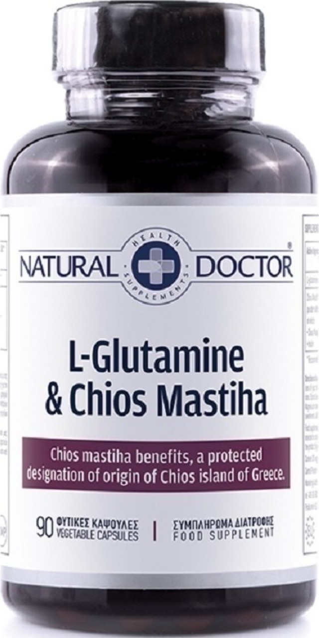 Natural Doctor L-Glutamine & Chios Mastiha 90 φυτικές Caps