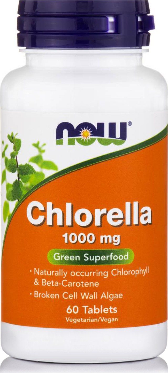 Now Chlorella 1000 mg (Vegetarian) 60tabs