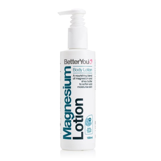 BetterYou Magnesium Body Lotion, Λοσιόν Σώματος Πλούσια σε Μαγνήσιο 180ml