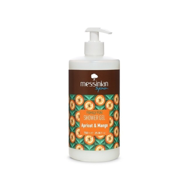 Messinian Spa Family Fun Αφρόλουτρο σε Gel Apricot & Mango 750ml