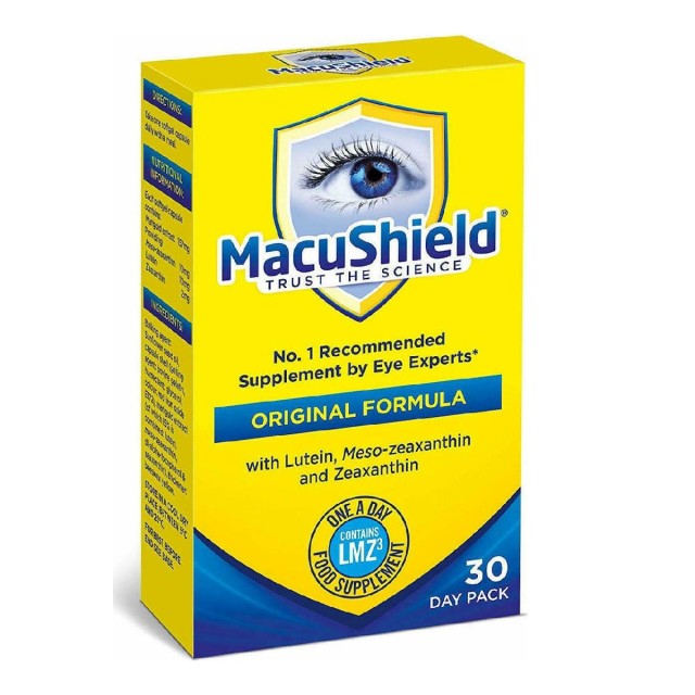 Macushield Eye Health Supplement 30 Caps για την Υγεία των Ματιών