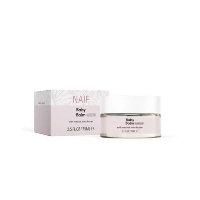 Naif Baby Balm Ενυδατικό Balm για Μασάζ Σώματος για Βρέφη & Παιδιά Χωρίς Άρωμα 75ml