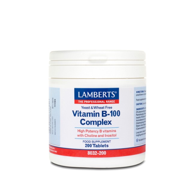 Lamberts Vitamin B-100 Complex 200 ταμπλέτες