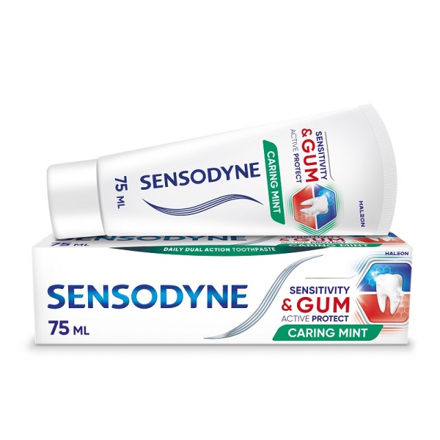 Sensodyne Sensitivity & Gum Οδοντόκρεμα για Ευαίσθητα Δόντια & Ουλίτιδα Caring Mint, 75ml