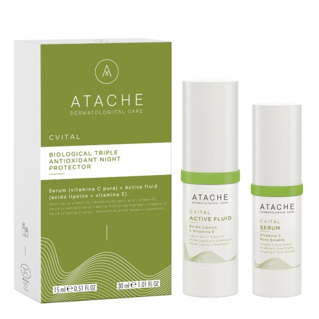 Atache C Vital Set Active Serum 15ml & Fluid 30ml