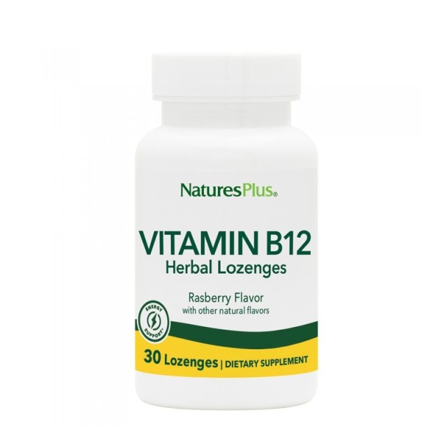 Natures Plus Vitamin B-12 1000mcg 30 παστίλιες