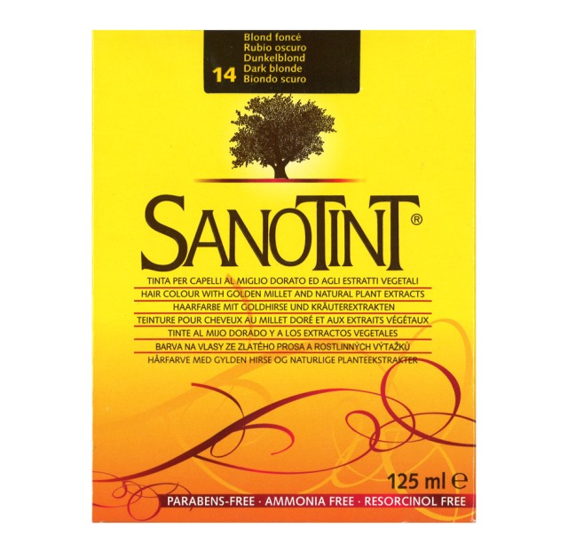 Sanotint Βαφή Μαλλιών Classic No14 Σκούρο Ξανθό 125ml