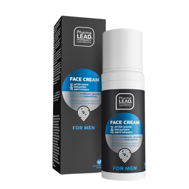 Pharmalead 3 in 1 Face Cream for Men Αντρική Κρέμα Προσώπου για 24ωρη Ενυδάτωση & Προστασία με Λεπτόρρευστη Υφή 50ml