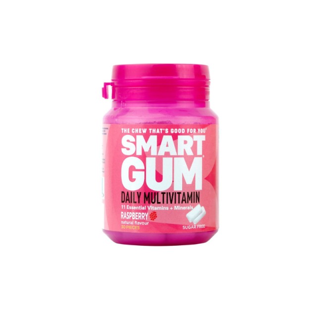 Smart Gum Daily Multivitamin Raspberry 30gums