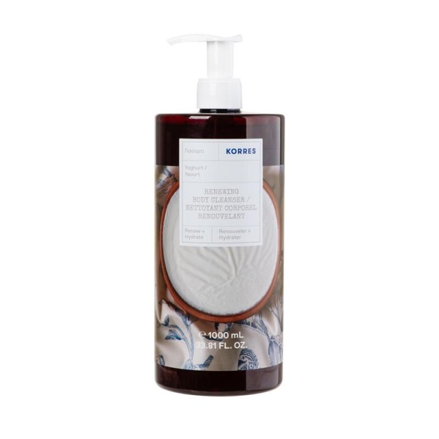 Korres Yoghurt Renewing Body Cleanser Αφρόλουτρο 1000ml