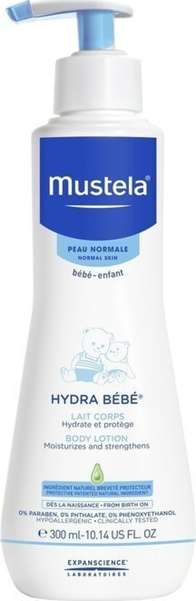 Mustela Hydra-Bebe Body Lotion Γαλάκτωμα Σώματος 300ml