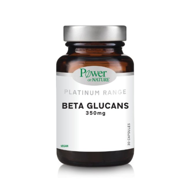 Power of Nature Platinum Range Beta Glucans 350mg 30 κάψουλες