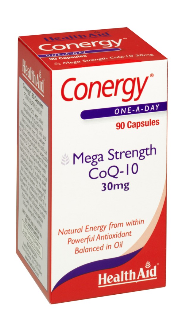 HEALTH AID CONERGY CoQ-10 30mg capsules 90s