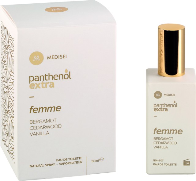 Panthenol Extra Femme Eau de Toilette Bergamot Cedarwood Vanilla Γυναικείο Άρωμα 50ml