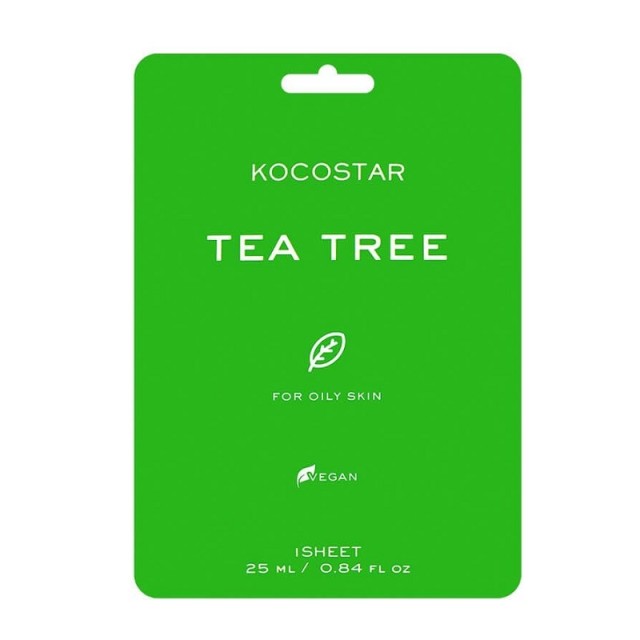 Kocostar Tea Tree Mask Μάσκα Προσώπου για Καθαρισμό 25ml