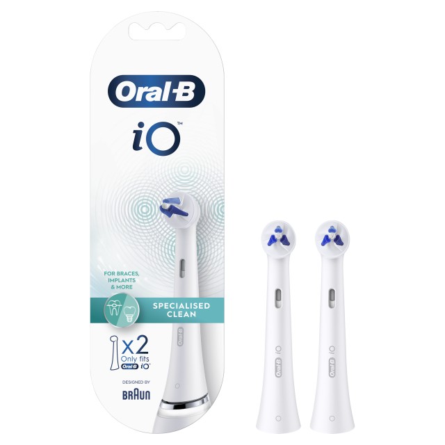 Oral-B iO Specialised Clean Ανταλλακτικές Κεφαλές Ηλεκτρικής Οδοντόβουρτσας, 2 τμχ