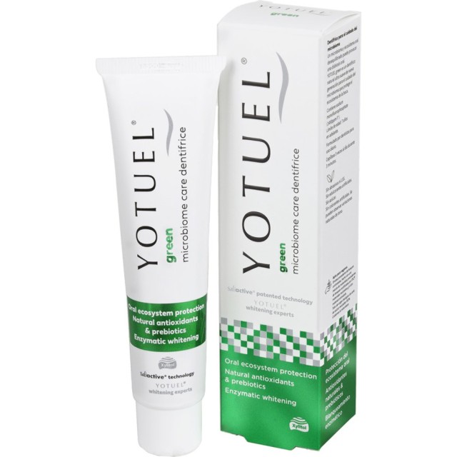 Yotuel Green Natural Microbiome Protection Dentrifice Λευκαντική Οδοντόκρεμα 75ml