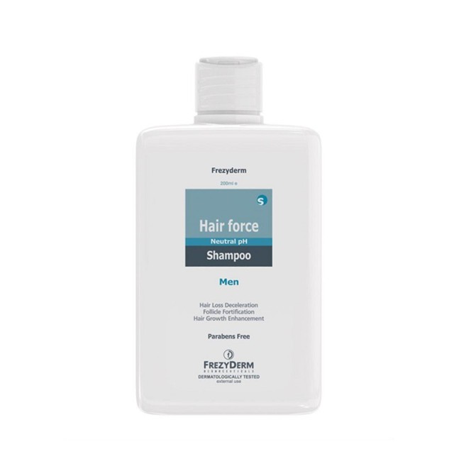 Frezyderm Hair Force Men Σαμπουάν κατά της Τριχόπτωσης για Όλους τους Τύπους Μαλλιών 200ml