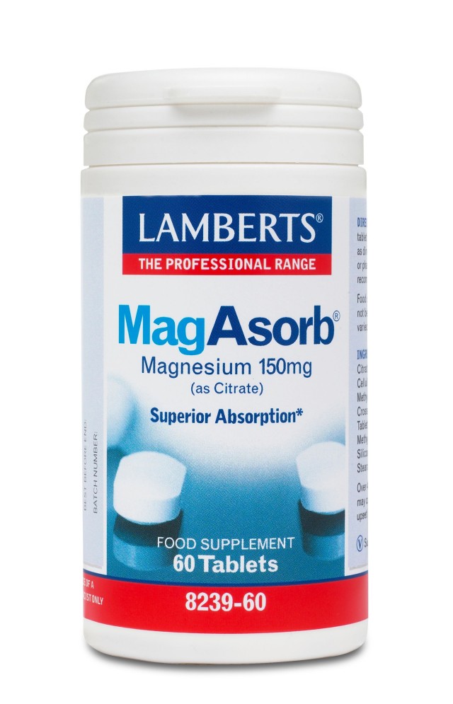 LAMBERTS MAG ASORB 60TABS