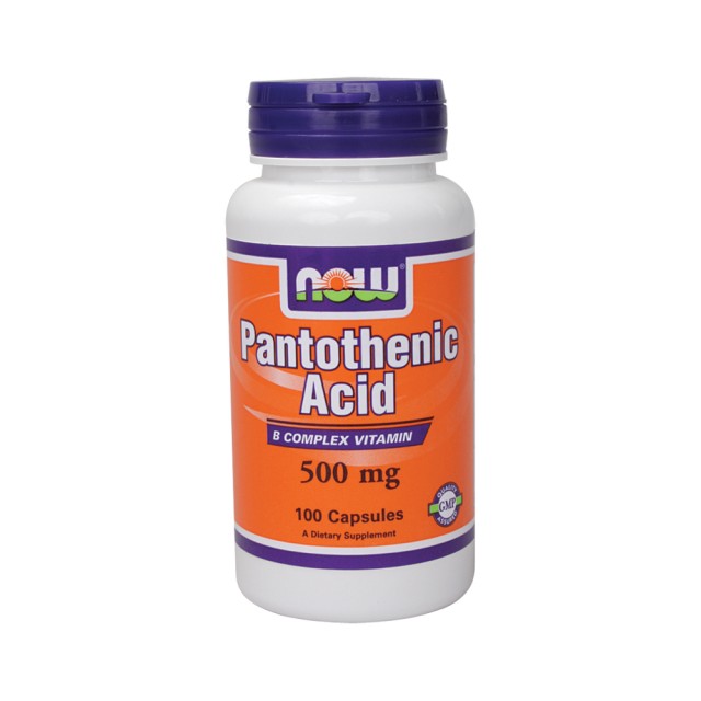 Now Pantothenic Acid 500mg 100 caps