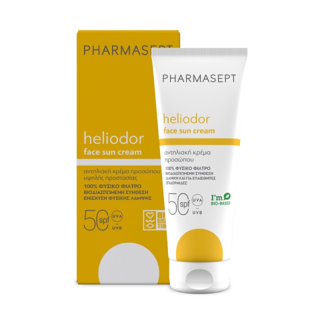 Pharmasept Heliodor Face Sun Cream SPF50 Αντηλιακό Προσώπου 50ml