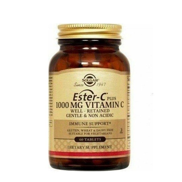 Solgar Ester-C 1000mg Vitamin C 60 ταμπλέτες