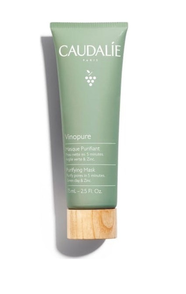 Caudalie  Vinopure Purifying Mask Μάσκα Προσώπου για Αναζωογόνηση για μικτές προς λιπαρές επιδερμίδες 75ml