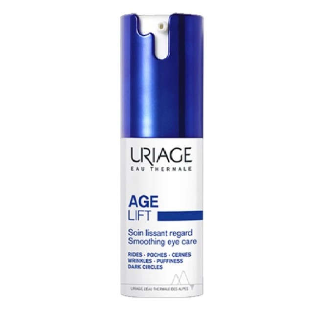 Uriage Age Lift 24ωρη Κρέμα Ματιών με Ρετινόλη για Αντιγήρανση, Μαύρους Κύκλους & Σακούλες 15ml