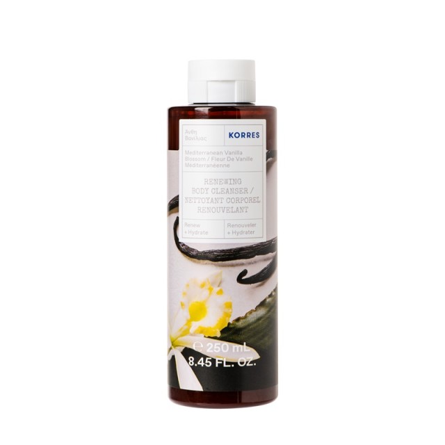 Korres Renewing Body Cleanser Αφρόλουτρο Άνθη Βανίλιας 200ml