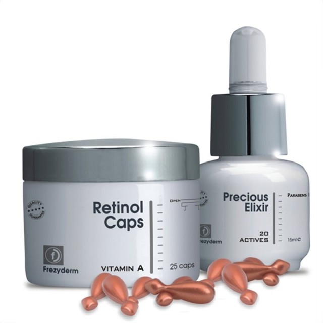 Frezyderm Age Repair Set Σύστημα Αντιγήρανσης & Επανόρθωσης για το Πρόσωπο & το Λαιμό, Φιαλίδιο 15ml & 25 κάψουλες