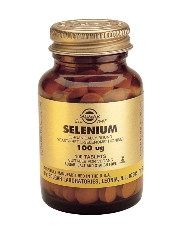 SOLGAR SELENIUM 100μg tabs 100s